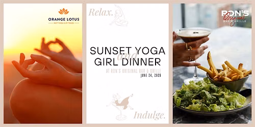 Sunset Yoga & Girl Dinner