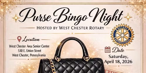 \u2728 Designer Purse Bingo Night in West Chester! \u2728