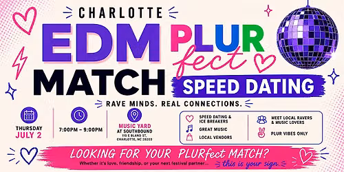 PLUR-fect Match EDM Speed Dating