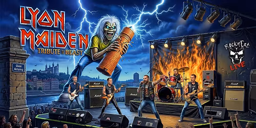 LYON MAIDEN, Rock'n Eat Live\u26a1Iron Maiden PRE-SHOW\u26a1 (Lyon \ud83c\uddeb\ud83c\uddf7)