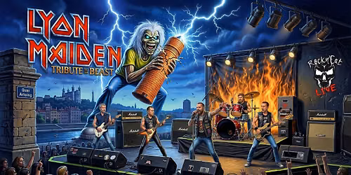 LYON MAIDEN, Rock'n Eat Live\u26a1Iron Maiden PRE-SHOW\u26a1 (Lyon \ud83c\uddeb\ud83c\uddf7)