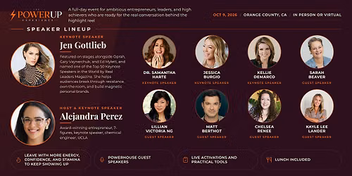 PowerUP Business Conference, Personal Growth