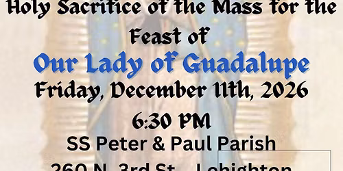 Our Lady of Guadalupe Celebration