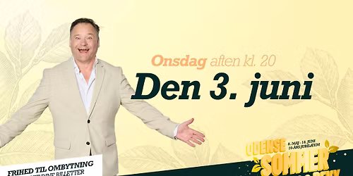 3. juni kl. 20 \u00bb Odense Sommerrevy 2026
