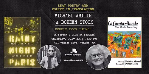 Beat Poetry & Poetry in Translation: Michael Amitin & Doreen Stock