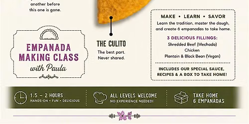 Empanada Making Class with Paula