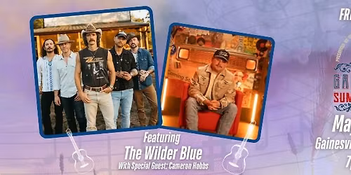 The Wilder Blue with Special Guest Cameron Hobbs at Gainesville Summer Sounds
