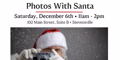 3rd Annual Photos with Santa Event