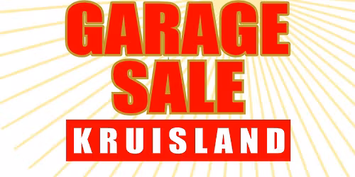 Garage Sale Kruisland