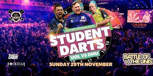 STUDENT DARTS 2026 \/\/ The Biggest Battle in the City \/\/ UOL vs DMU \/\/ 29-11-26