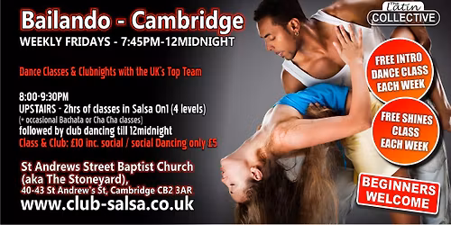 BAILANDO Fridays in Cambridge