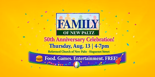 Family of New Paltz 50th Anniversary Celebration