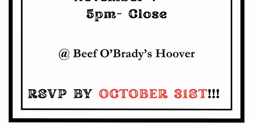 IRON HORSE REUNION PARTY- RSVP by October 3st!!!