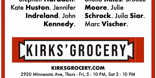 Kirks' small Works: Grocery Store Exhibition Opening