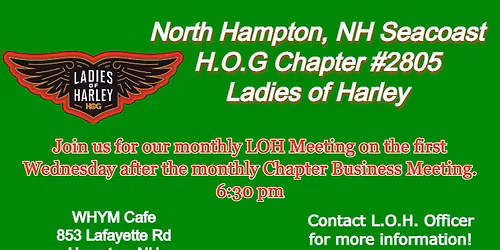 Monthly Ladies of Harley (L.O.H.) Meeting