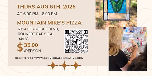 Faux Stained Glass Workshop | ROHNERT PARK