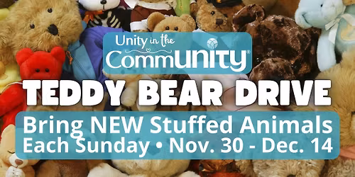 Teddy Bear Drive | Unity in the CommUnity