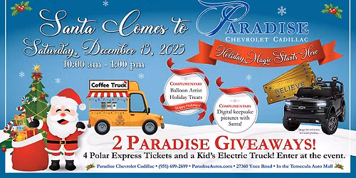 Santa Comes to Paradise! 