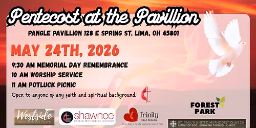 Pentecost at the Pavillion - May 24th at 9:30