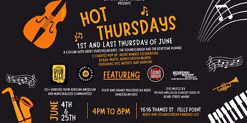 Charm city artists presents Hot Thursdays (June 4th)