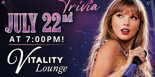 Tango Time Trivia: Taylor Swift Trivia | Vitality Lounge