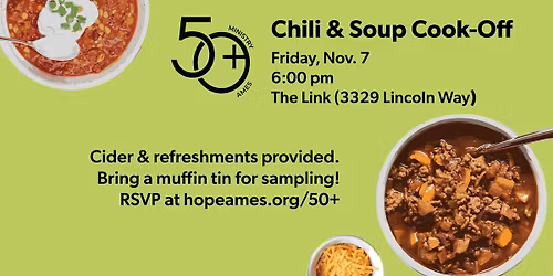 50+ Annual Chili Cook-Off