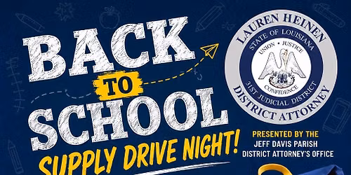 Back to School Supply Drive Night