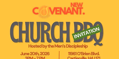 New Covenant Annual Men's BBQ 
