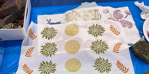 CHRISTMAS Block Printing Gifts Craft Workshop