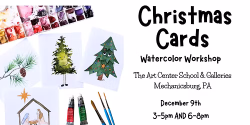 Christmas Cards Watercolor Workshop