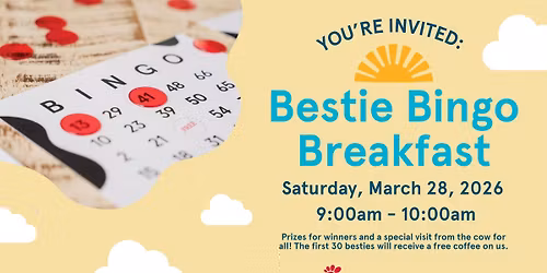 Bestie Bingo Breakfast with the Cow!