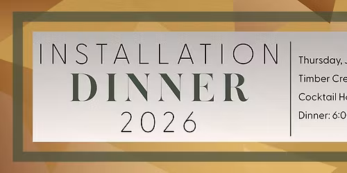 Installation Dinner 2026