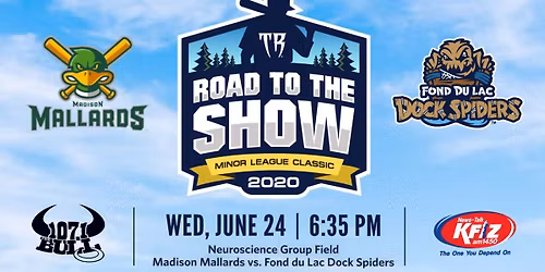 Fond du Lac Dock Spiders at Madison Mallards at Warner Park