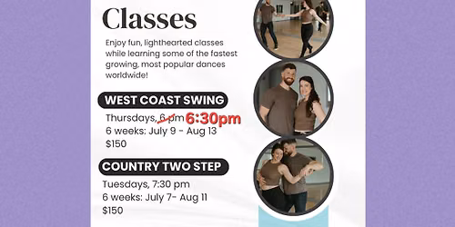 Summer Session: Level 1 - Intro to Classic Country Two Step