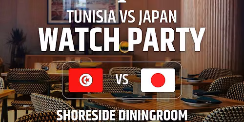 Tunisia vs Japan Watch Party