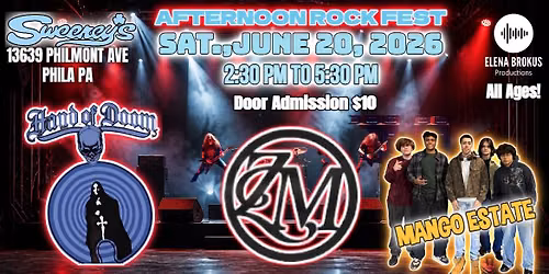 Sweeneys Afternoon Rock Fest 6\/20\/26