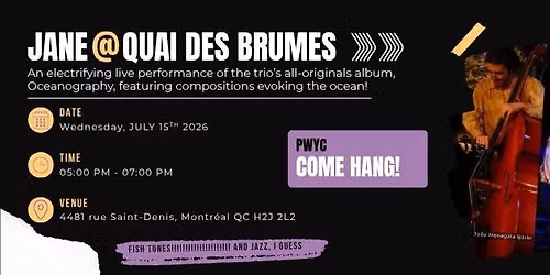 JAZZ AGAINST NUMEROUS ESTABLISHMENTS @QUAI DES BRUMES