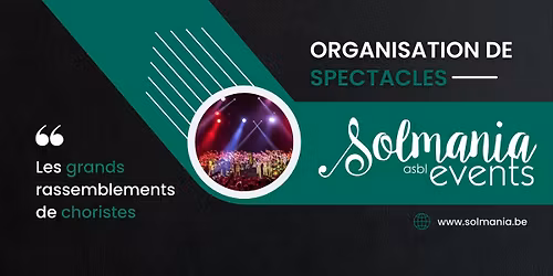 Julien Dassin (fils de Joe Dassin) chante au Forum de Li\u00e8ge avec les 200 choristes de Solmania 