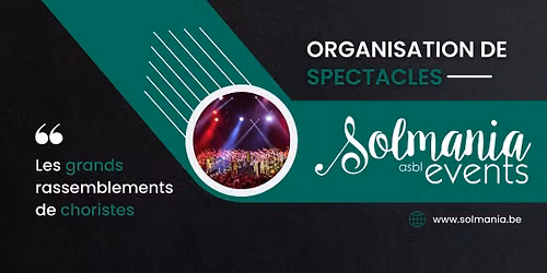 Julien Dassin (fils de Joe Dassin) chante au Forum de Li\u00e8ge avec les 200 choristes de Solmania 