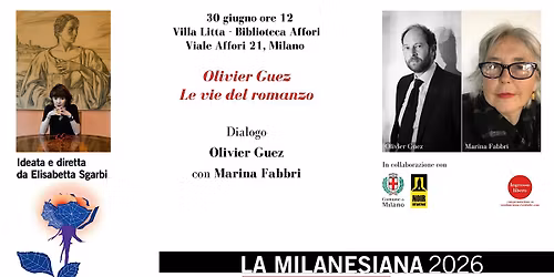 LE VIE DEL ROMANZO DA MENGELE ALLA MESOPOTAMIA con Olivier Guez