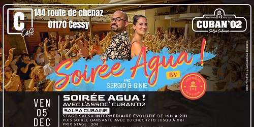 soir\u00e9e agua 100% salsa
