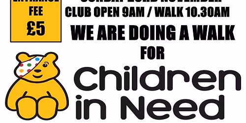We are doing a Walk for Children in Need