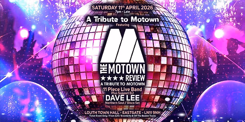 The Motown Review Live Band Louth Town Hall