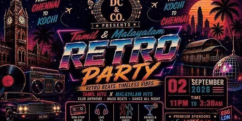 Tamil & Malayalam Retro Theme Party