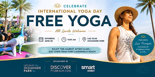 FREE Yoga on the Main + MKT @ Las Olas Oceanside Park - Ftlbeach