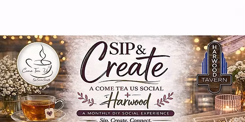 Sip & Create: Floral Crown Bar | A Come Tea Us Social + Harwood