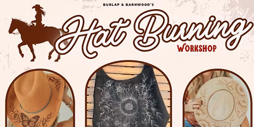 Hat or Tote Burning Workshop at The V Post 1318