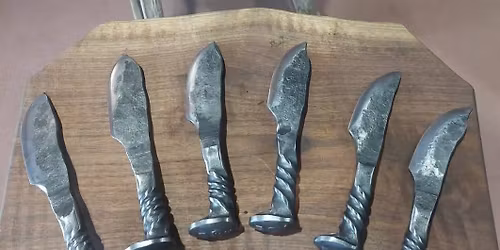 Vernon Railway Spike Knife Forging Class