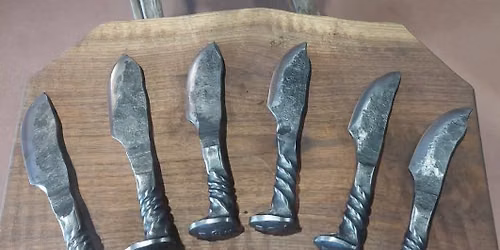 Vernon Railway Spike Knife Forging Class
