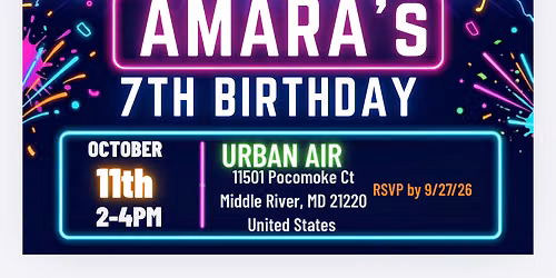 Amara\u2019s Soaring into 7 \ud83d\udc9e